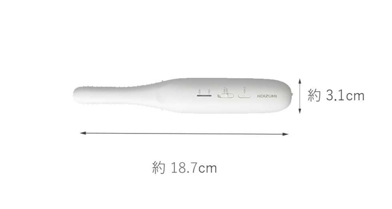 小泉成器 - KOIZUMI 無線USB充電便攜迷你直髮夾 KHS-8650 白色 香港行貨
