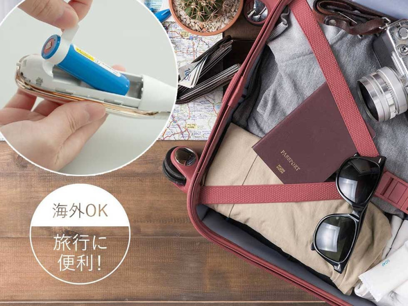 小泉成器 - KOIZUMI 無線USB充電便攜迷你直髮夾 KHS-8650 白色 香港行貨