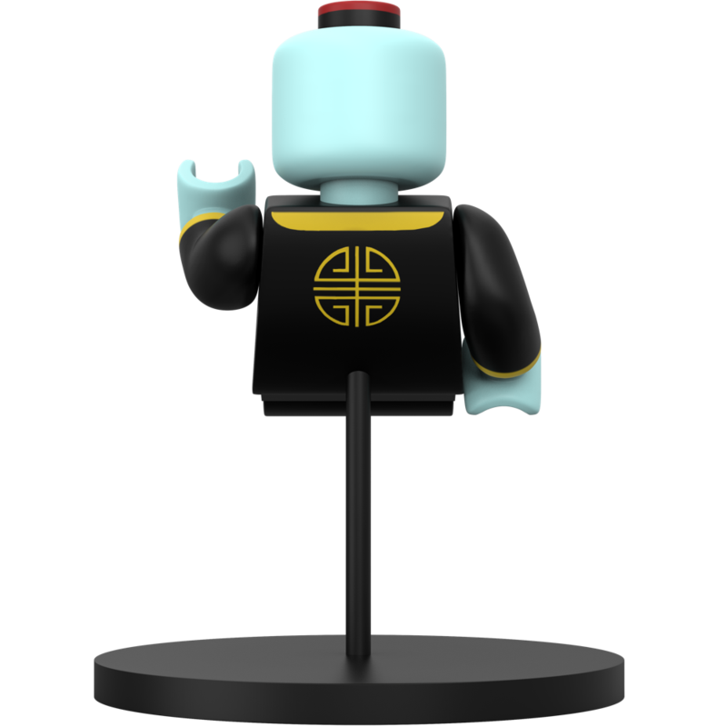 Mighty Jaxx Brick Baby By Jason Freeny (Jiangshi Edition) 彊屍- Go