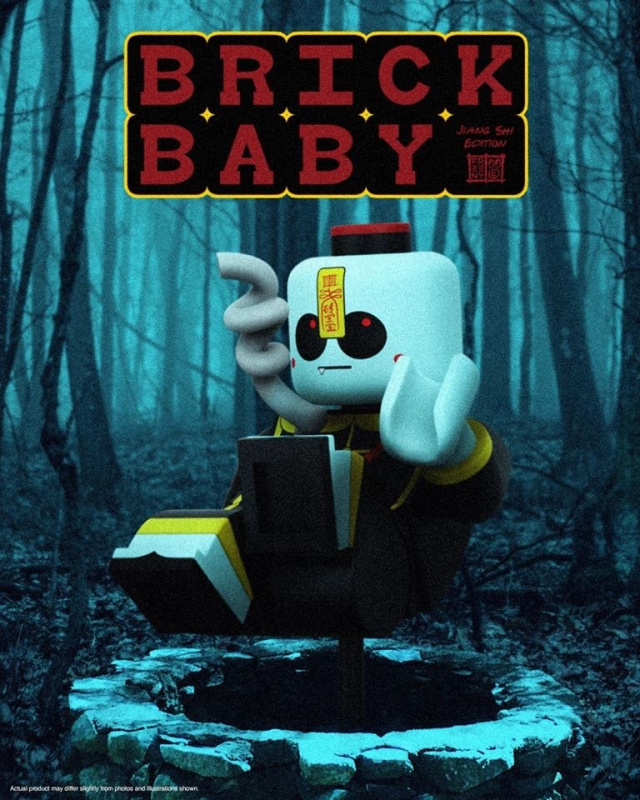 Mighty Jaxx Brick Baby By Jason Freeny (Jiangshi Edition) 彊屍- Go