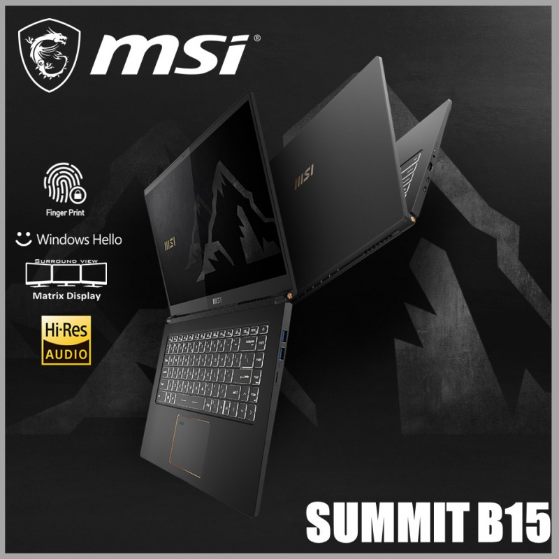MSI Summit B15 A11M 15.6" 巔峰商務筆記型電腦( i7-1165G7 / IRIS XE)[電腦節狂歡]