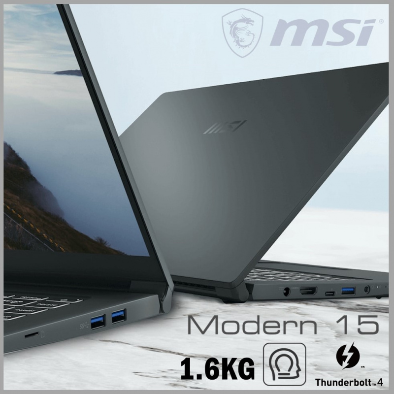 MSI Modern 15 A11SB 15.6"專業創作筆記電腦 ( i7-1165G7 / MX450 )