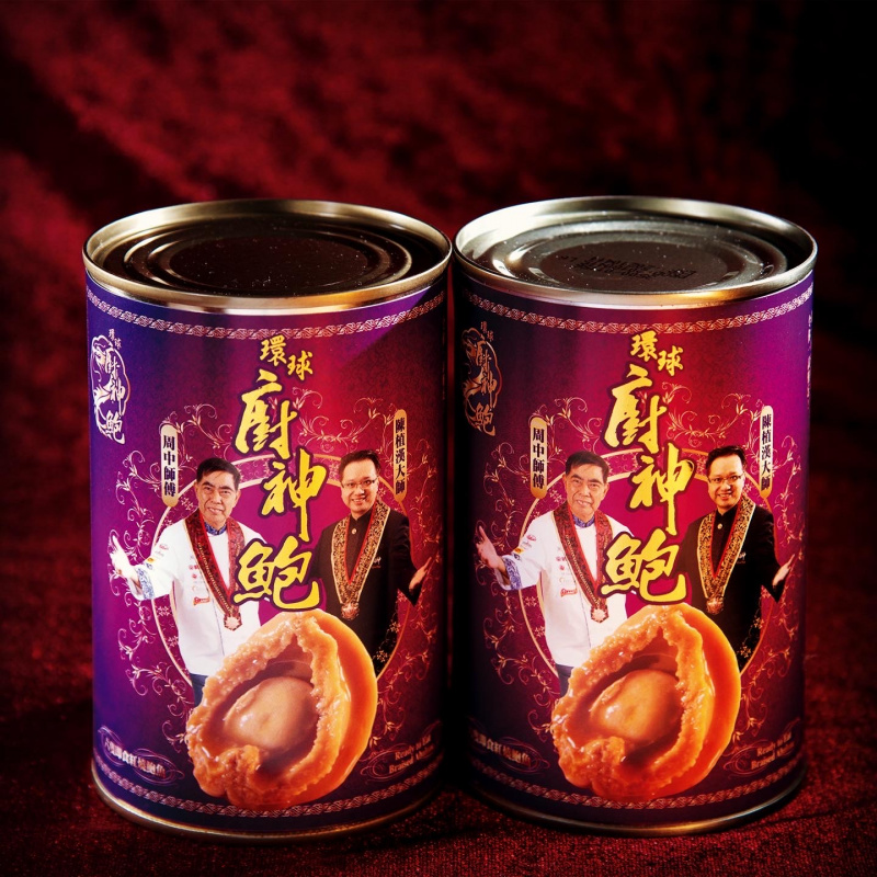 「環球廚神鮑」紅燒6頭鮑魚 (買5罐送1罐．1箱6罐)