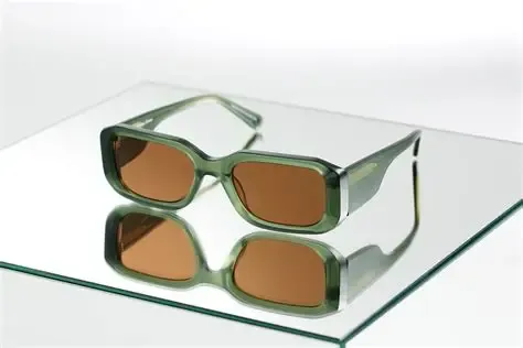 德國Lilienthal Berlin太陽眼鏡, Hyperpop– Seaglass Green / Brown Bio-Acetate Frame