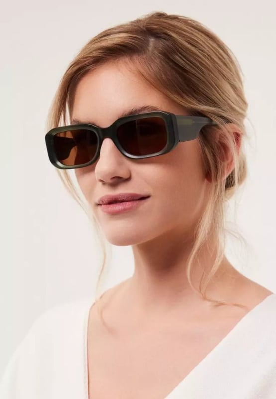 德國Lilienthal Berlin太陽眼鏡, Hyperpop– Seaglass Green / Brown Bio-Acetate Frame