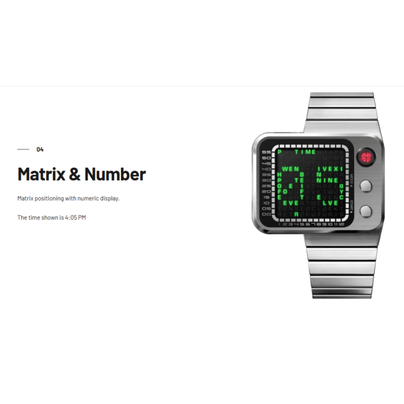 BENLYWATCH, Radar- Silver Green, OLED跳字錶