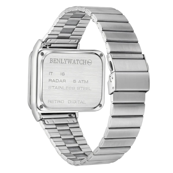 BENLYWATCH, Radar- Silver Green, OLED跳字錶