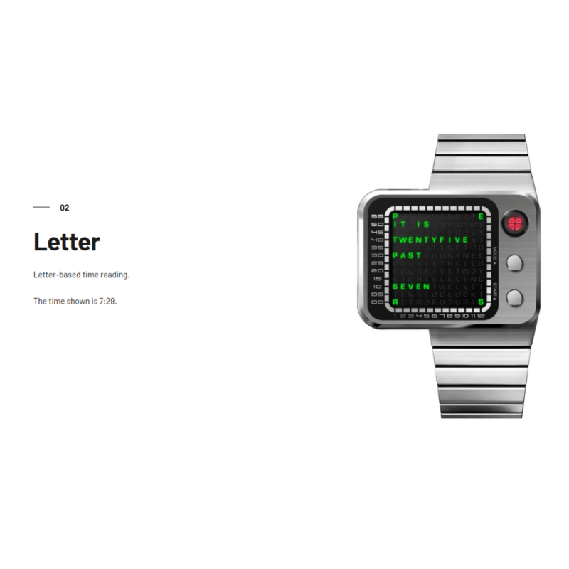 BENLYWATCH, Radar- Silver Green, OLED跳字錶