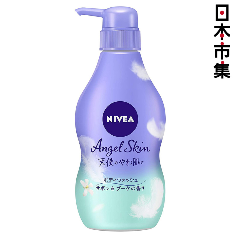 日版 妮維雅Nivea Angel Skin 香皂花香 沐浴露 480ml【市集世界 - 日本市集】