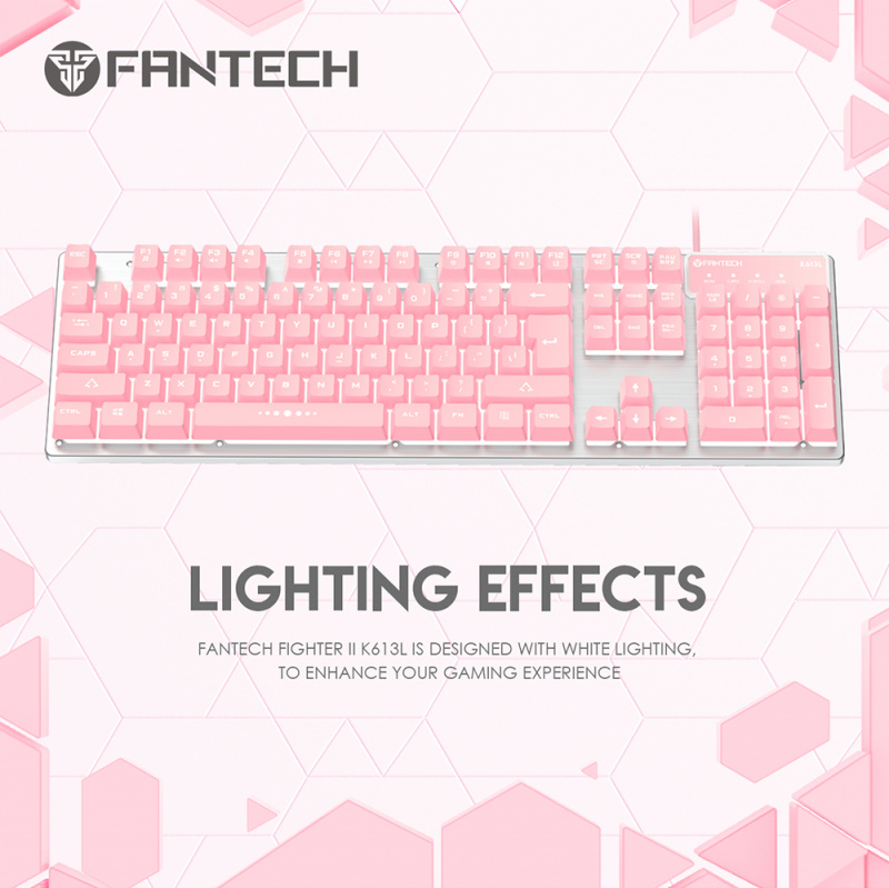 Fantech K613L Gaming Keyboard 鍵盤 - 日本櫻花限定版