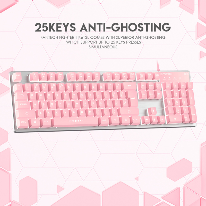 Fantech K613L Gaming Keyboard 鍵盤 - 日本櫻花限定版