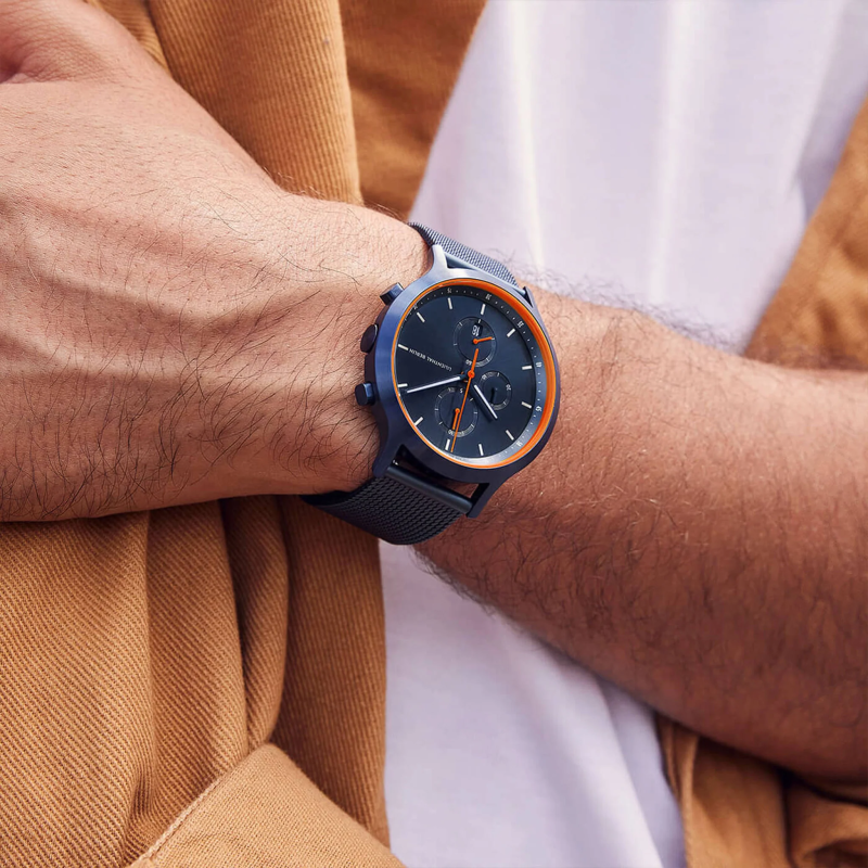 德國LILIENTHAL BERLIN Chronograph Blue Orange計時碼錶