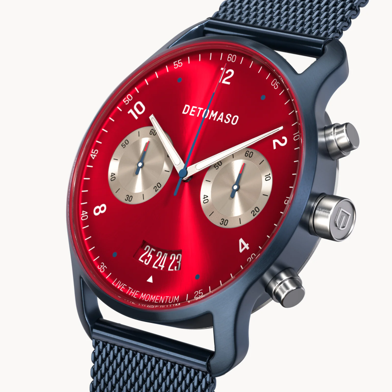 德國DETOMASO, SORPASSO CHRONOGRAPH, MACCHINA BLUE
