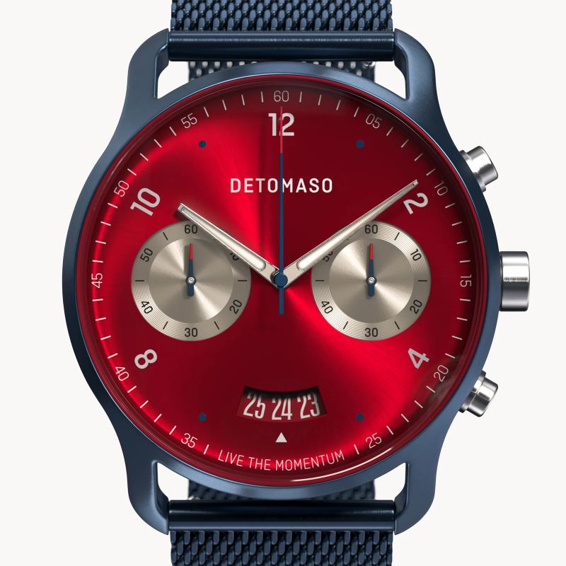 德國DETOMASO, SORPASSO CHRONOGRAPH, MACCHINA BLUE
