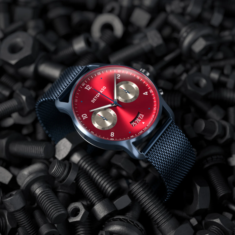 德國DETOMASO, SORPASSO CHRONOGRAPH, MACCHINA BLUE