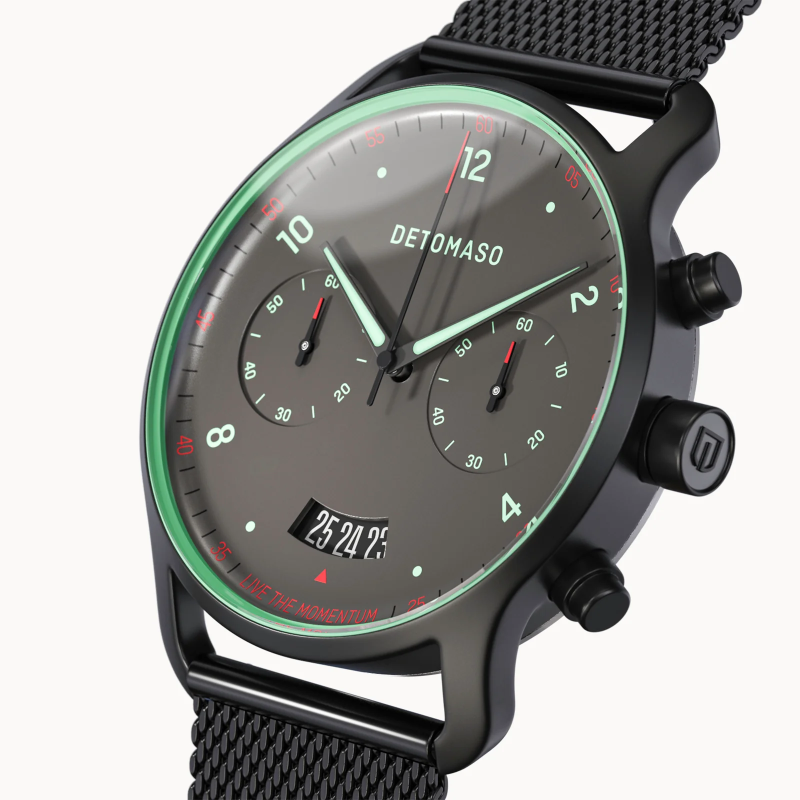 德國DETOMASO, SORPASSO CHRONO GRAY MINT