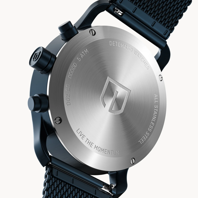 德國DETOMASO, SORPASSO CHRONOGRAPH 計時碼錶, VELOCITÀ BLUE GREEN