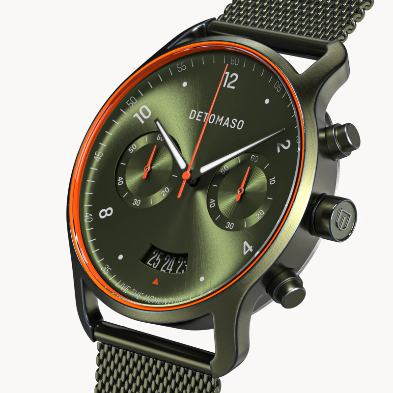 德國DETOMASO, SORPASSO CHRONOGRAPH計時碼錶, VELOCITÀ OLIVE