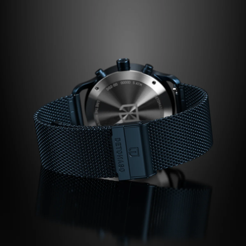 德國DETOMASO, SORPASSO CHRONOGRAPH計時碼錶, VELOCITÀ BLUE ORANGE