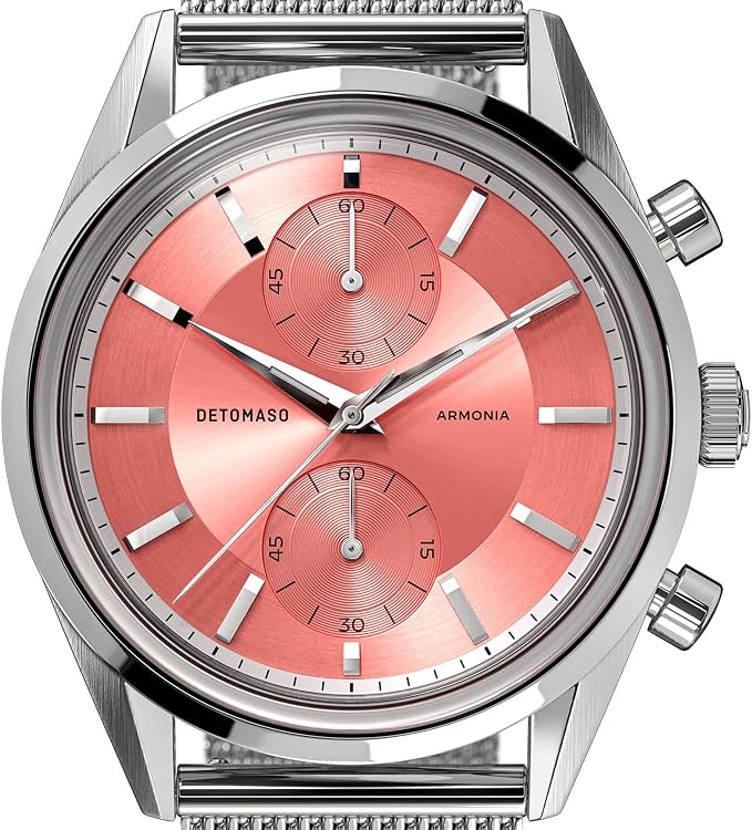 德國DETOMASO, ARMONIA Women's Pink Chronograph計時碼錶
