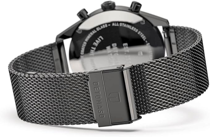 德國DETOMASO, Heritage Chronograph 計時碼錶 Grey Orange