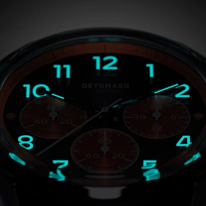 德國DETOMASO, Heritage Chronograph 計時碼錶 Grey Orange