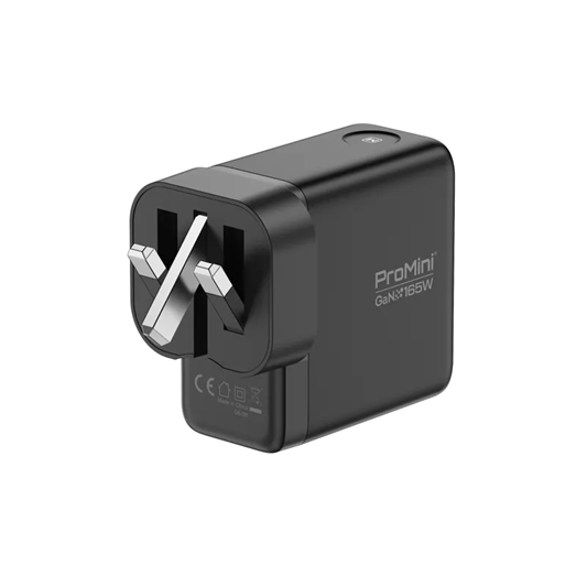 Magic pro ProMini GF165P Ultra UI顯示PD3.1 GaN 165W摺疊三腳快速充電器 Magic pro ProMini GF165P Ultra UI顯示PD3.1 GaN 165W摺疊三腳快速充電器