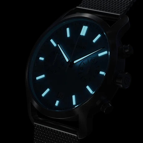 德國DETOMASO, SORPASSO CHRONO MINTY BLUE 計時碼錶
