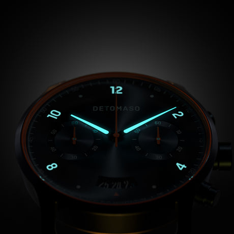 德國DETOMASO, SORPASSO CHRONOGRAPH 計時碼錶 VELOCITÀ BLUE ORANGE