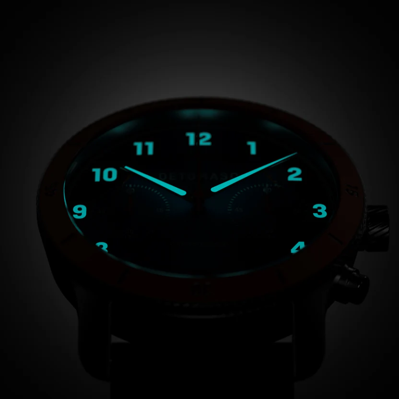 德國DETOMASO, VENTURE CHRONOGRAPH計時碼錶, YELLOW BLUE