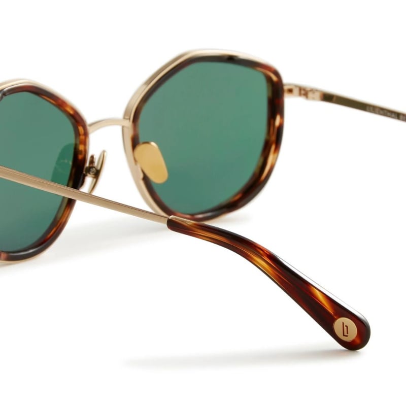 德國Lilienthal Berlin太陽眼鏡, Bit Pop – Gold Tortoise / Green