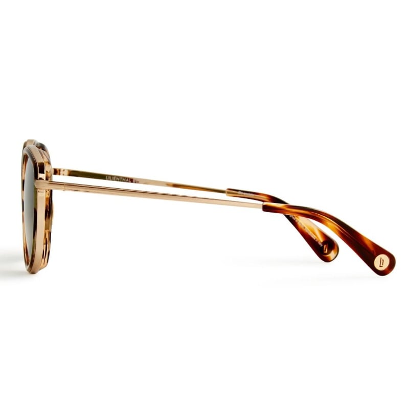 德國Lilienthal Berlin太陽眼鏡, Bit Pop – Gold Tortoise / Green