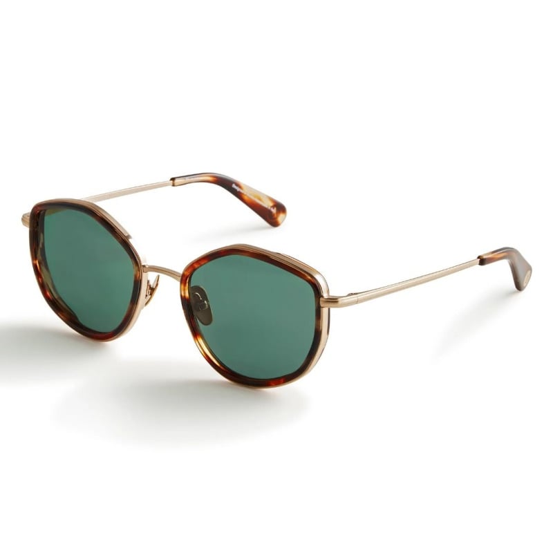 德國Lilienthal Berlin太陽眼鏡, Bit Pop – Gold Tortoise / Green