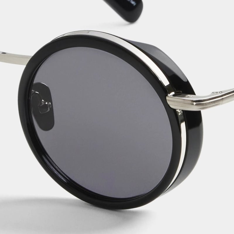 德國Lilienthal Berlin太陽眼鏡, Chillwave – Brushed Silver Black