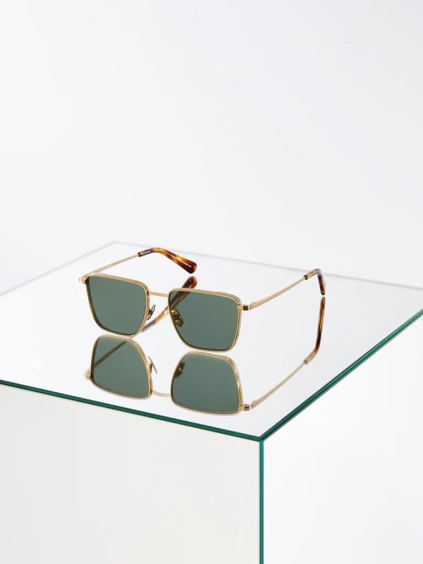 德國Lilienthal Berlin太陽眼鏡, Beach House – Gold Tortoise Green