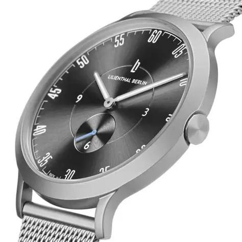 德國Lilienthal Berlin 軍錶, Lilienthal 1 All Silver Small Military Watch (Slim case)