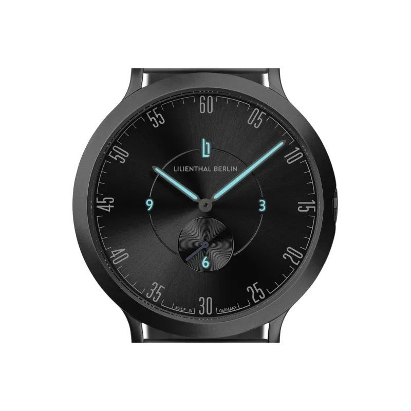 德國Lilienthal Berlin 軍錶, Lilienthal 1 All Silver Small Military Watch (Slim case)