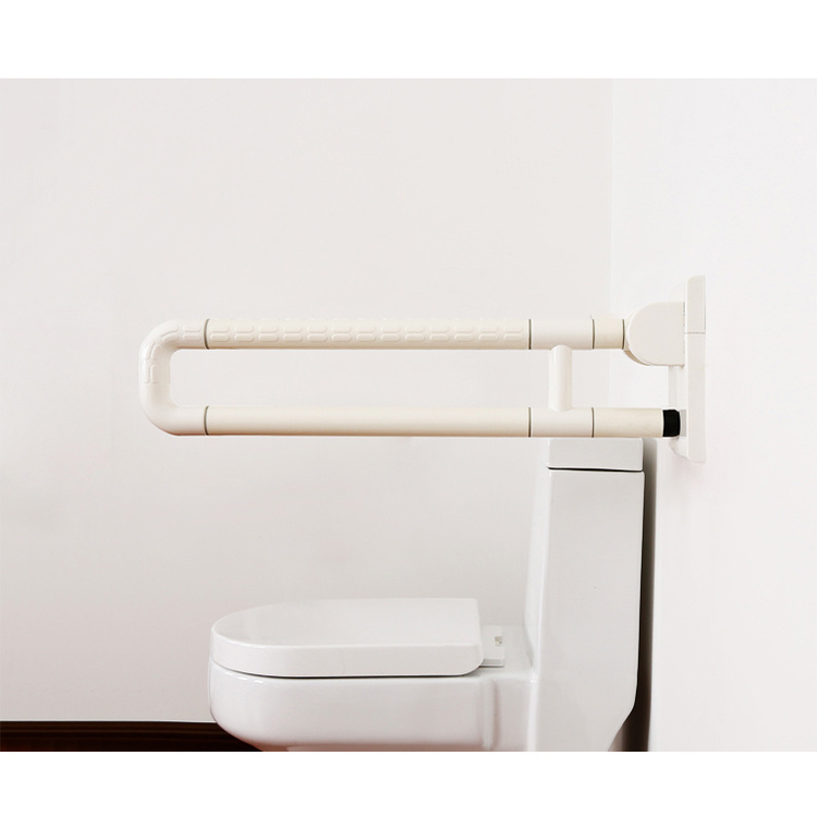 洗手間扶手架 可折疊防滑扶手安全把手 浴室衛生間坐便器起身扶手 馬桶起身助力器 鑽牆式安裝 -1W015