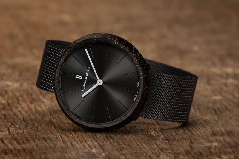 德國Lilienthal Berlin Coffee Watch環保再生 咖啡錶–Dark Mesh