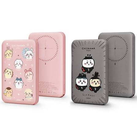 GARMMA x Chiikawa吉伊卡哇 磁吸超薄行動電源 5000mAh / GARMMA x Sanrio 磁吸超薄行動電源 5000mAh GARMMA x Chiikawa吉伊卡哇 磁吸超薄行動電源 5000mAh / GARMMA x Sanrio 磁吸超薄行動電源 5000mAh