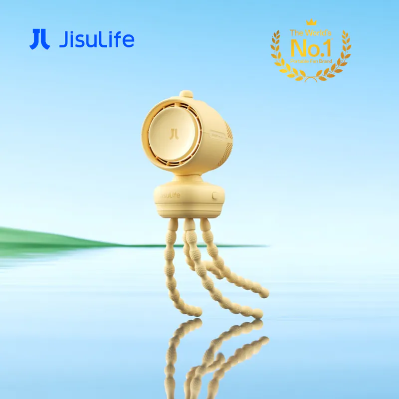 JisuLife Stroller Fan 3 多功能可拆式風扇 - 八爪腳款 (藍/黃兩色)