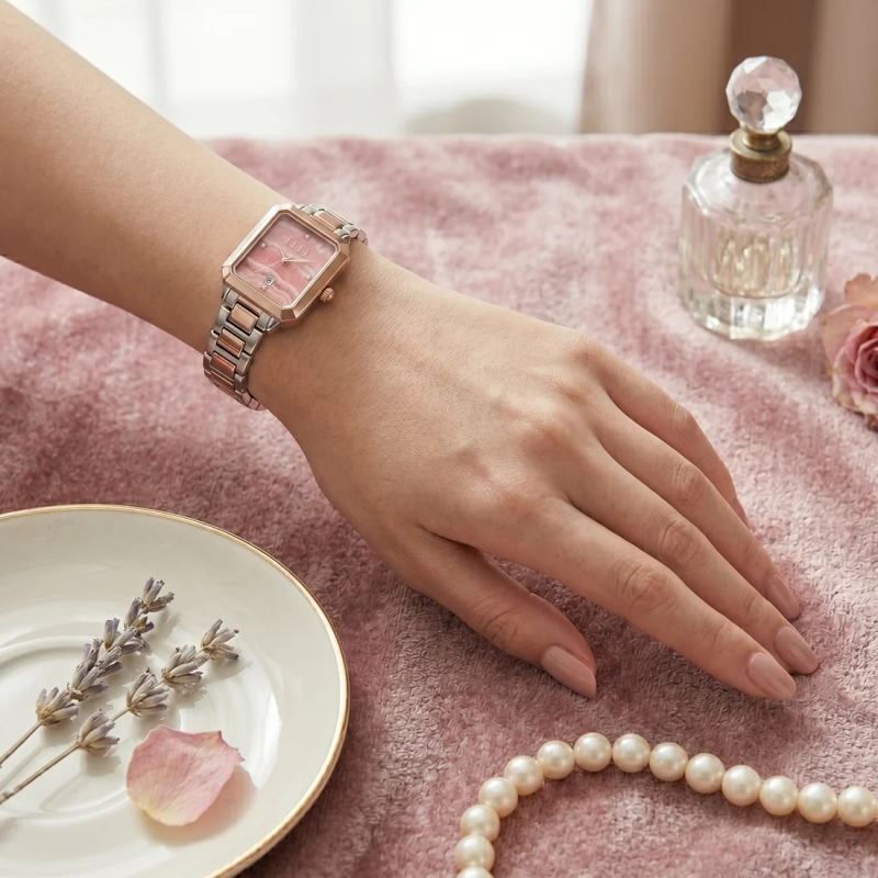 ELLE WATCH, Félicité, 乾燥玫瑰色