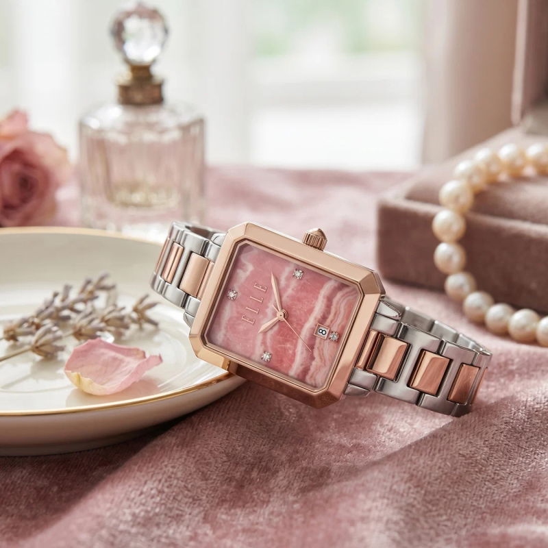 ELLE WATCH, Félicité, 乾燥玫瑰色