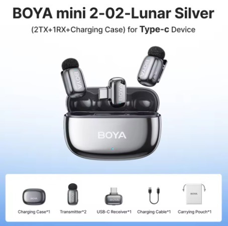 Boya mini2 迷你無線麥克風 Boya Mini 2-02 / Boya Mini 2-06