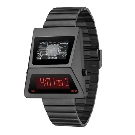 BenlyDesign, Cyber Watch S3000, 灰殼紅色跳字