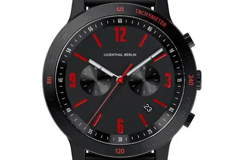 Lilienthal Berlin, Chrono Miles #05T 黑鋼帶