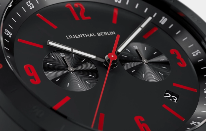 Lilienthal Berlin, Chrono Miles #05T 黑鋼帶