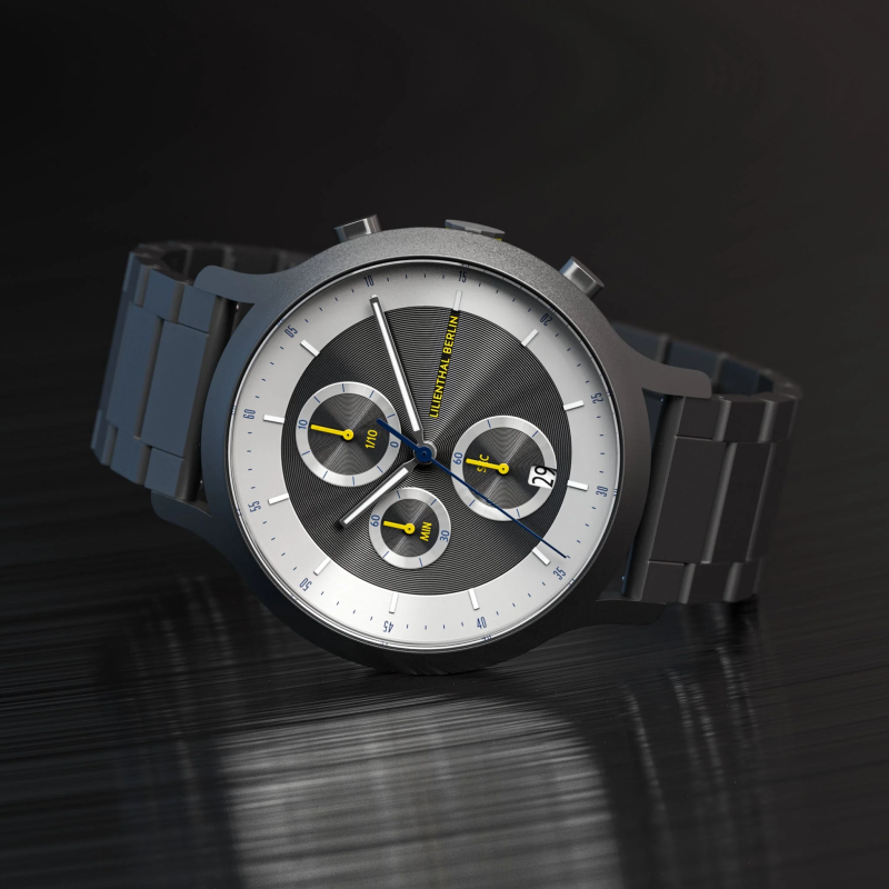 Lilienthal Berlin, Chronograph LP – Dark Silver White