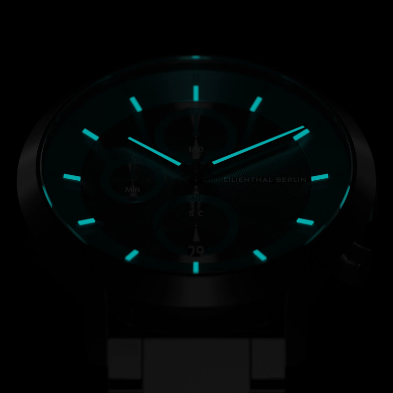 Lilienthal Berlin, Chronograph LP – Black Cyan
