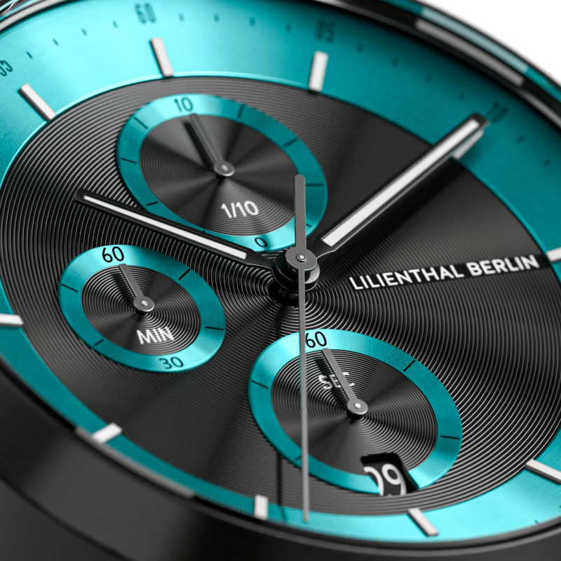 Lilienthal Berlin, Chronograph LP – Black Cyan